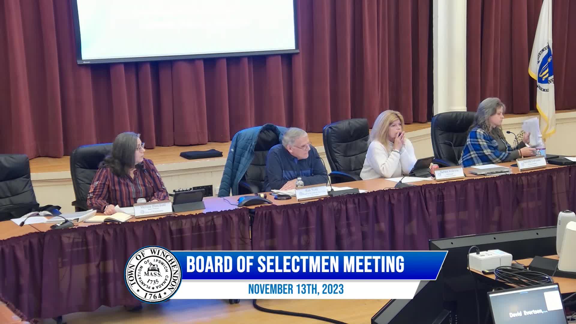 Board of Selectmen 11132023